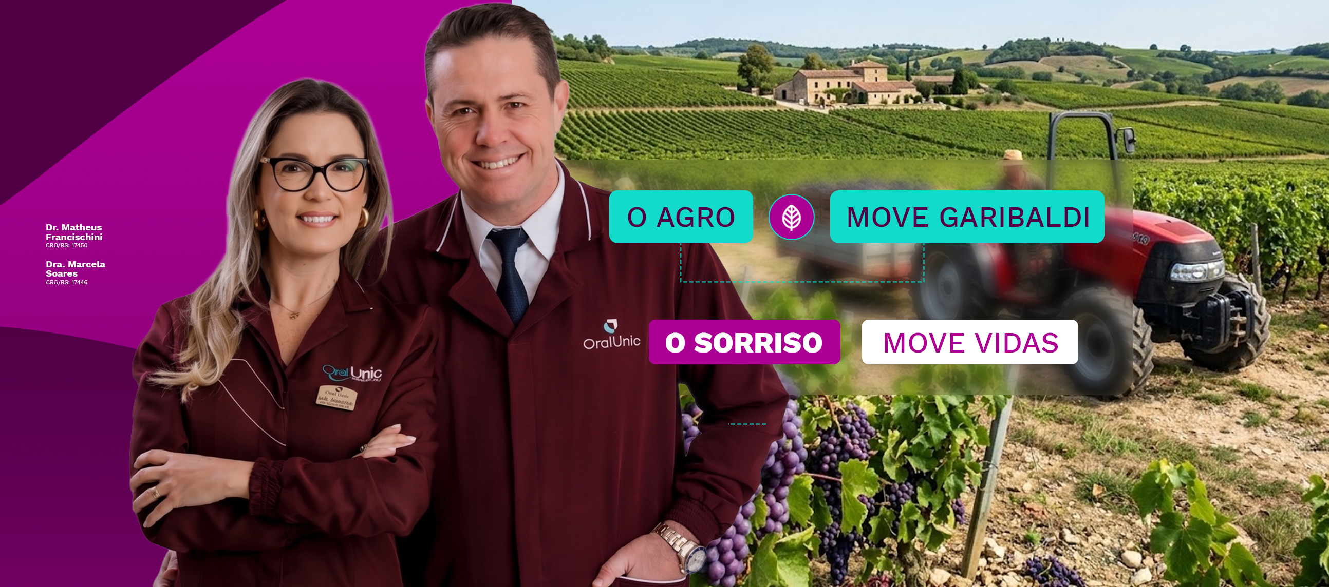 O sorriso do homem do campo - Oral Unic Garibaldi